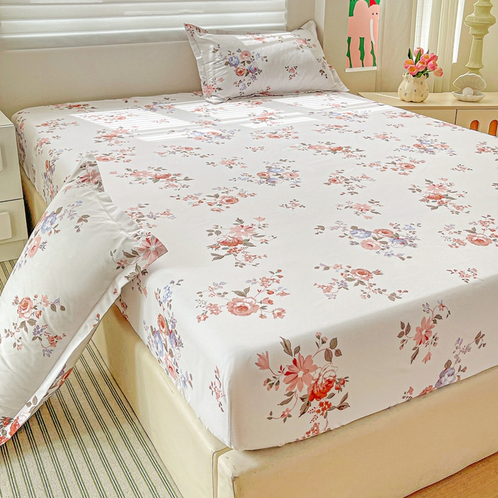 91家纺网 家纺一手货源 找家纺 （总）朵朵家纺 2025新款亲肤棉芦荟棉床笠单床笠，磨毛床笠，印花床笠（可定制尺寸 ）