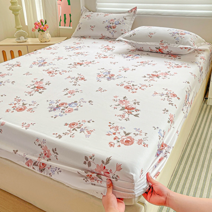 91家纺网 家纺一手货源 找家纺 （总）朵朵家纺 2025新款亲肤棉芦荟棉床笠单床笠，磨毛床笠，印花床笠（可定制尺寸 ）