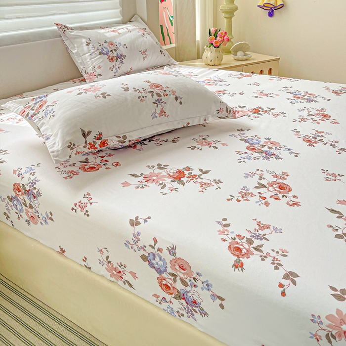 91家纺网 家纺一手货源 找家纺 （总）朵朵家纺 2025新款亲肤棉芦荟棉床笠单床笠，磨毛床笠，印花床笠（可定制尺寸 ）