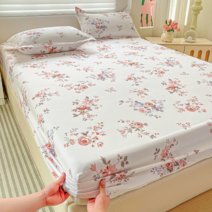 91家纺网 家纺一手货源 找家纺 （总）朵朵家纺 2025新款亲肤棉芦荟棉床笠单床笠，磨毛床笠，印花床笠（可定制尺寸 ）