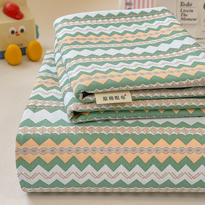 91家纺网 家纺一手货源 找家纺 （总）2025新款原棉老粗布床单凉席三件套柔软舒适-热门花型一