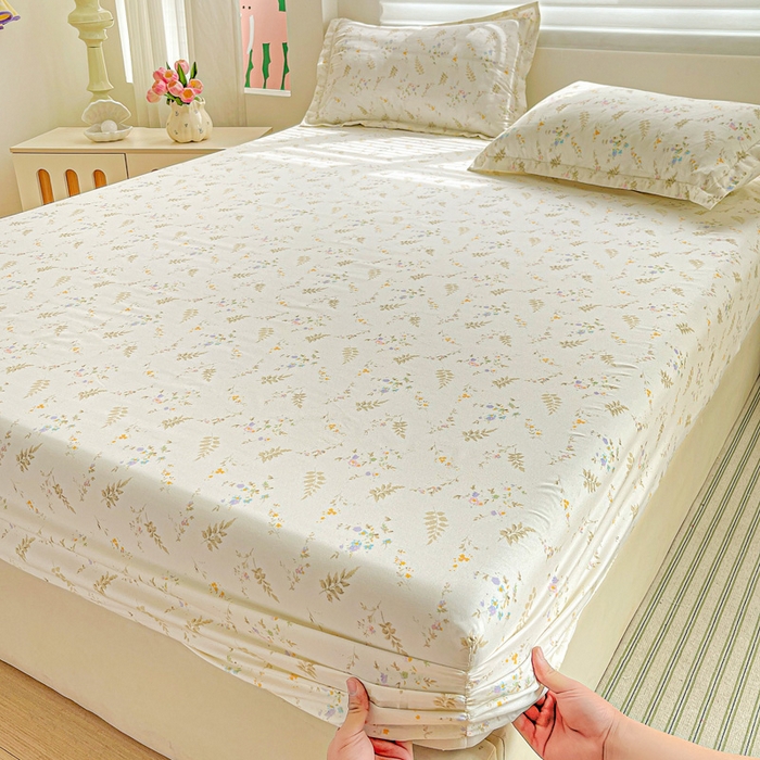 91家纺网 家纺一手货源 找家纺 （总）朵朵家纺 2025新款亲肤棉芦荟棉床笠单床笠，磨毛床笠，印花床笠（可定制尺寸 ）