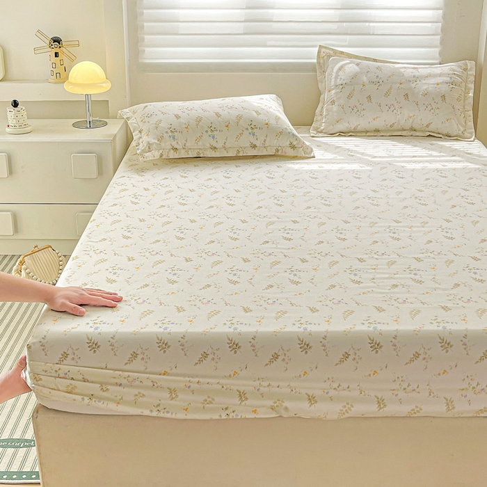 91家纺网 家纺一手货源 找家纺 （总）朵朵家纺 2025新款亲肤棉芦荟棉床笠单床笠，磨毛床笠，印花床笠（可定制尺寸 ）