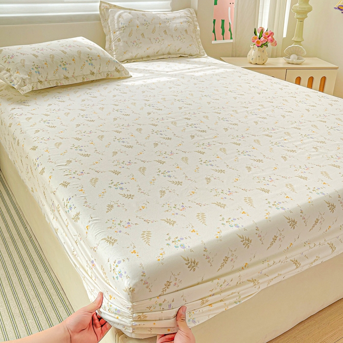 91家纺网 家纺一手货源 找家纺 （总）朵朵家纺 2025新款亲肤棉芦荟棉床笠单床笠，磨毛床笠，印花床笠（可定制尺寸 ）