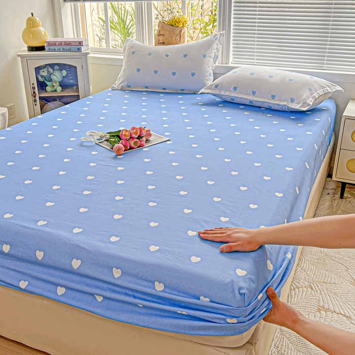 91家纺网 家纺一手货源 找家纺 朵朵家纺 2025新款亲肤棉芦荟棉床笠单床笠，磨毛床笠，印花床笠（可定制尺寸 ）