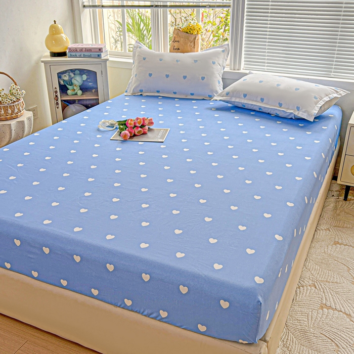 91家纺网 家纺一手货源 找家纺 朵朵家纺 2025新款亲肤棉芦荟棉床笠单床笠，磨毛床笠，印花床笠（可定制尺寸 ）