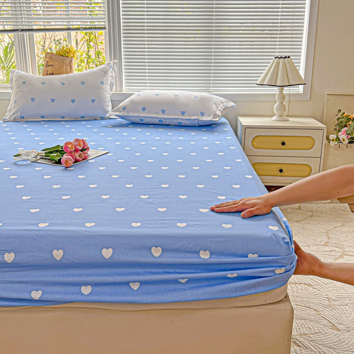 91家纺网 家纺一手货源 找家纺 朵朵家纺 2025新款亲肤棉芦荟棉床笠单床笠，磨毛床笠，印花床笠（可定制尺寸 ）