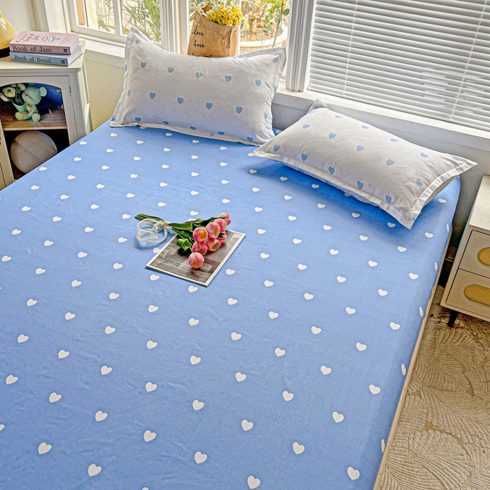 91家纺网 家纺一手货源 找家纺 朵朵家纺 2025新款亲肤棉芦荟棉床笠单床笠，磨毛床笠，印花床笠（可定制尺寸 ）