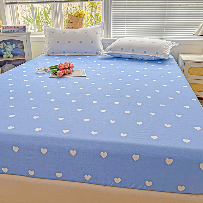 91家纺网 家纺一手货源 找家纺 朵朵家纺 2025新款亲肤棉芦荟棉床笠单床笠，磨毛床笠，印花床笠（可定制尺寸 ）