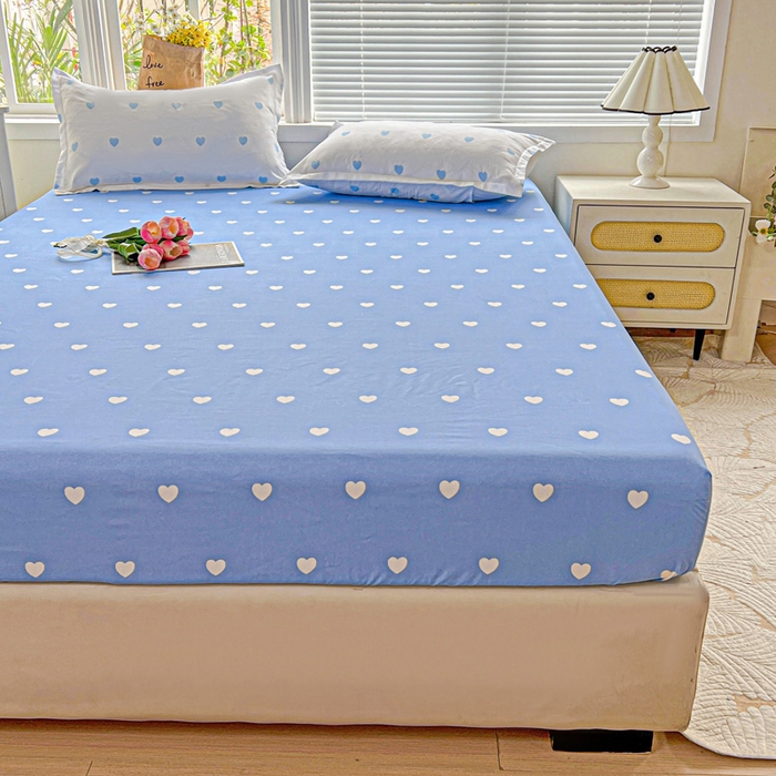 91家纺网 家纺一手货源 找家纺 朵朵家纺 2025新款亲肤棉芦荟棉床笠单床笠，磨毛床笠，印花床笠（可定制尺寸 ）