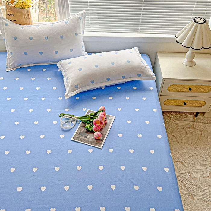 91家纺网 家纺一手货源 找家纺 朵朵家纺 2025新款亲肤棉芦荟棉床笠单床笠，磨毛床笠，印花床笠（可定制尺寸 ）