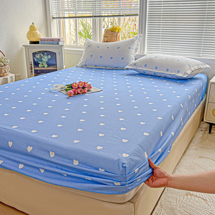 91家纺网 家纺一手货源 找家纺 朵朵家纺 2025新款亲肤棉芦荟棉床笠单床笠，磨毛床笠，印花床笠（可定制尺寸 ）