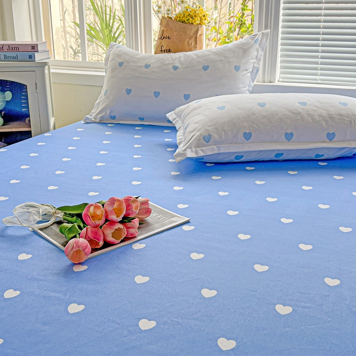 91家纺网 家纺一手货源 找家纺 朵朵家纺 2025新款亲肤棉芦荟棉床笠单床笠，磨毛床笠，印花床笠（可定制尺寸 ）