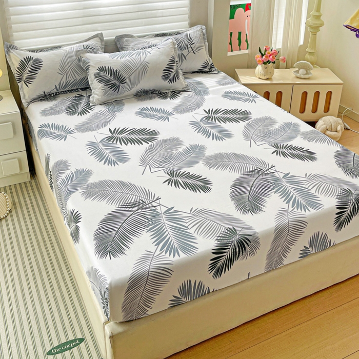 91家纺网 家纺一手货源 找家纺 朵朵家纺 2025新款亲肤棉芦荟棉床笠单床笠，磨毛床笠，印花床笠（可定制尺寸 ）