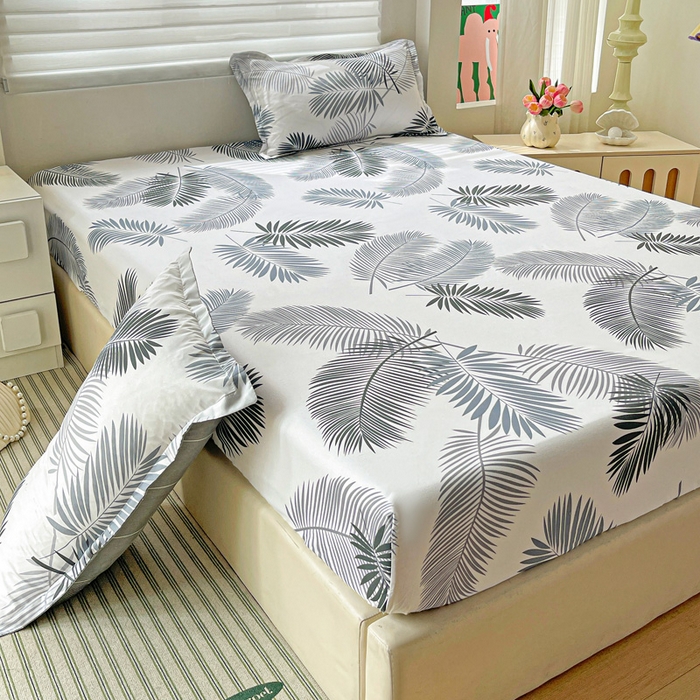 91家纺网 家纺一手货源 找家纺 朵朵家纺 2025新款亲肤棉芦荟棉床笠单床笠，磨毛床笠，印花床笠（可定制尺寸 ）