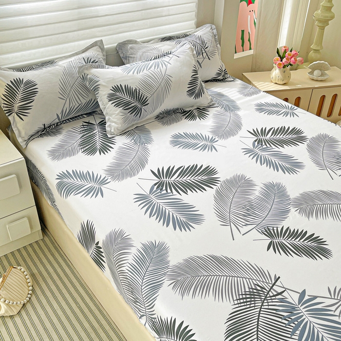 91家纺网 家纺一手货源 找家纺 朵朵家纺 2025新款亲肤棉芦荟棉床笠单床笠，磨毛床笠，印花床笠（可定制尺寸 ）