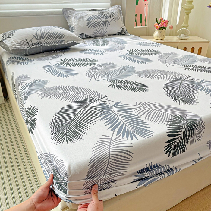 91家纺网 家纺一手货源 找家纺 朵朵家纺 2025新款亲肤棉芦荟棉床笠单床笠，磨毛床笠，印花床笠（可定制尺寸 ）