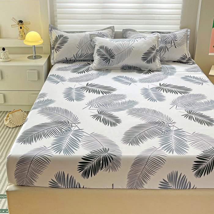 91家纺网 家纺一手货源 找家纺 朵朵家纺 2025新款亲肤棉芦荟棉床笠单床笠，磨毛床笠，印花床笠（可定制尺寸 ）