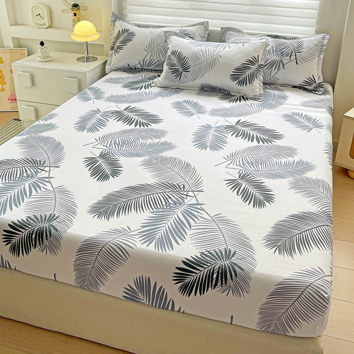 91家纺网 家纺一手货源 找家纺 朵朵家纺 2025新款亲肤棉芦荟棉床笠单床笠，磨毛床笠，印花床笠（可定制尺寸 ）