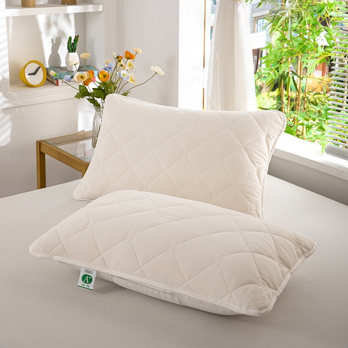 91家纺网 家纺一手货源 找家纺 （总）安逸恋 2025新款A类水洗棉大豆夹棉枕套48*74cm出口跨境