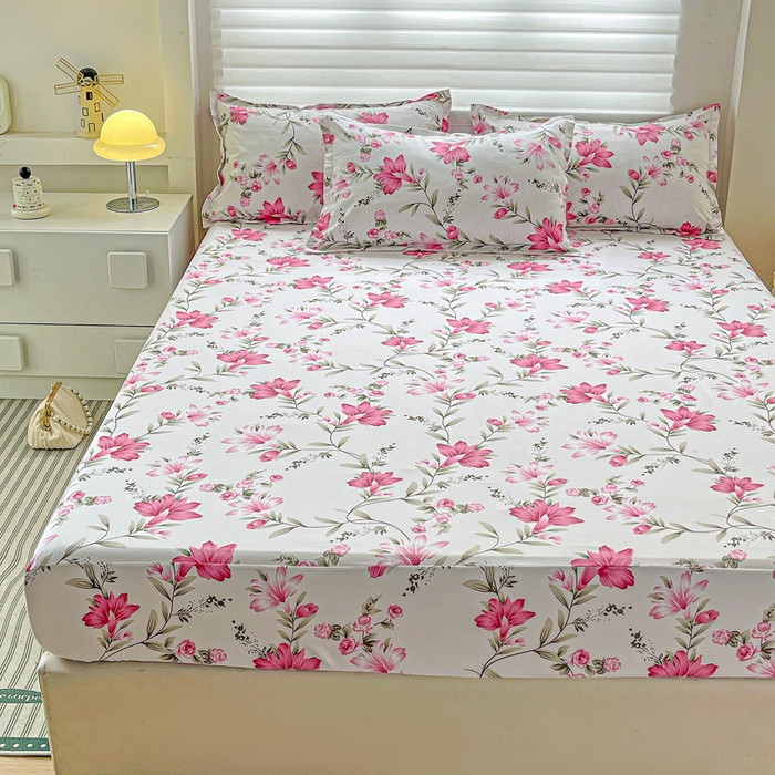 91家纺网 家纺一手货源 找家纺 朵朵家纺 2025新款亲肤棉芦荟棉床笠单床笠，磨毛床笠，印花床笠（可定制尺寸 ）