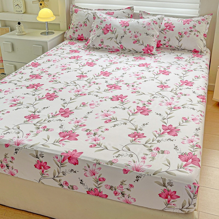 91家纺网 家纺一手货源 找家纺 朵朵家纺 2025新款亲肤棉芦荟棉床笠单床笠，磨毛床笠，印花床笠（可定制尺寸 ）