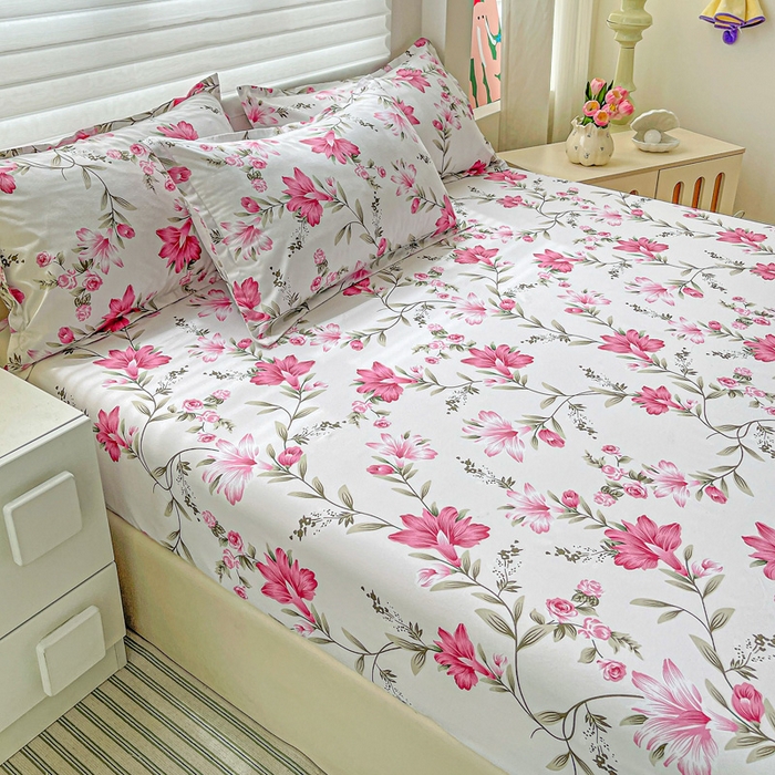 91家纺网 家纺一手货源 找家纺 朵朵家纺 2025新款亲肤棉芦荟棉床笠单床笠，磨毛床笠，印花床笠（可定制尺寸 ）