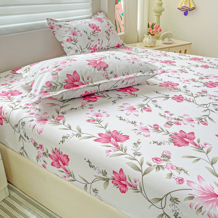 91家纺网 家纺一手货源 找家纺 朵朵家纺 2025新款亲肤棉芦荟棉床笠单床笠，磨毛床笠，印花床笠（可定制尺寸 ）