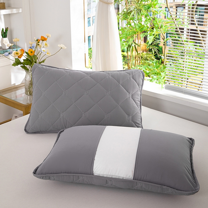 91家纺网 家纺一手货源 找家纺 （总）安逸恋 2025新款A类水洗棉大豆夹棉枕套48*74cm出口跨境