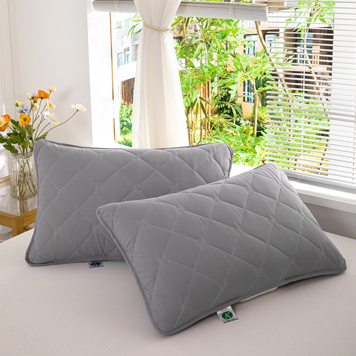 91家纺网 家纺一手货源 找家纺 （总）安逸恋 2025新款A类水洗棉大豆夹棉枕套48*74cm出口跨境