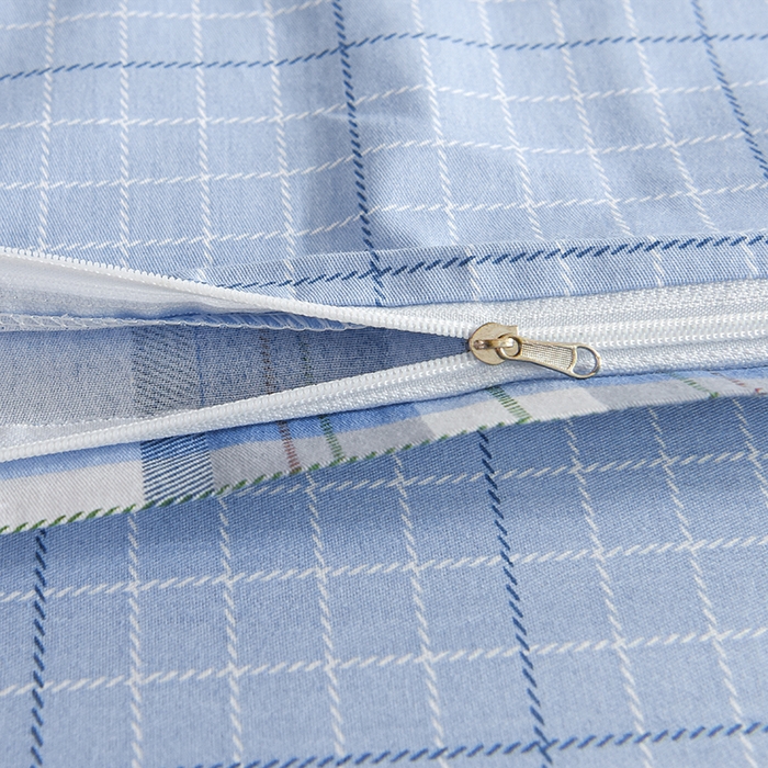 91家纺网 家纺一手货源 找家纺 鑫宇2025新款13372全棉学生宿舍上下铺三件套床单款床笠款可定制 梦的启航-蓝