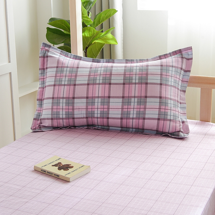 91家纺网 家纺一手货源 找家纺 鑫宇2025新款13372全棉学生宿舍上下铺三件套床单款床笠款可定制 梦的启航-粉