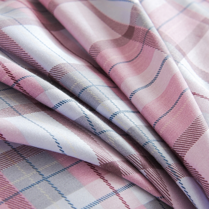 91家纺网 家纺一手货源 找家纺 鑫宇2025新款13372全棉学生宿舍上下铺三件套床单款床笠款可定制 梦的启航-粉