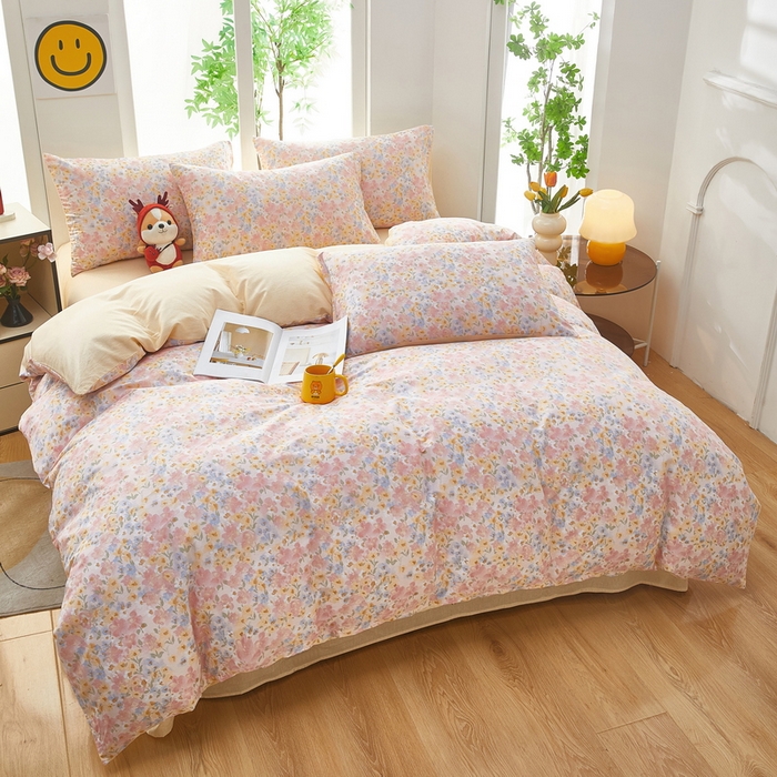 91家纺网 家纺一手货源 找家纺 （总）雲归梦 2025年新款全棉纯棉活性印花四件套