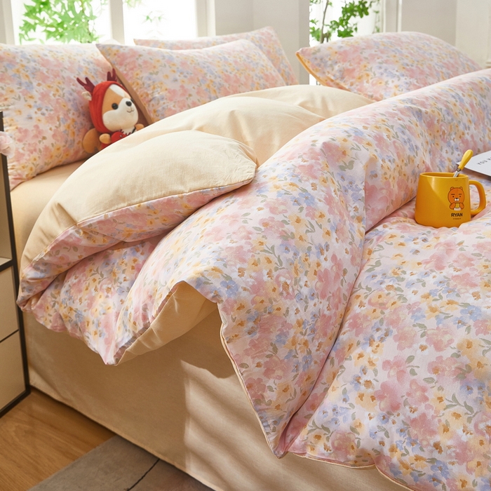 91家纺网 家纺一手货源 找家纺 （总）雲归梦 2025年新款全棉纯棉活性印花四件套