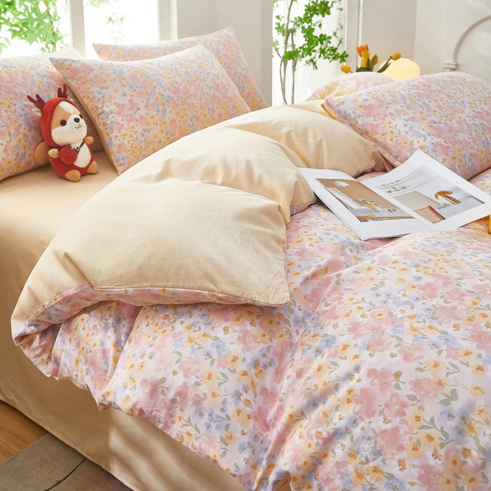 91家纺网 家纺一手货源 找家纺 （总）雲归梦 2025年新款全棉纯棉活性印花四件套