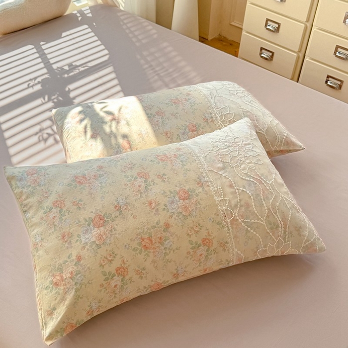 91家纺网 家纺一手货源 找家纺 眠博士 2025新款双层纱印花雪纺夏被  雪纺夏被-连灿