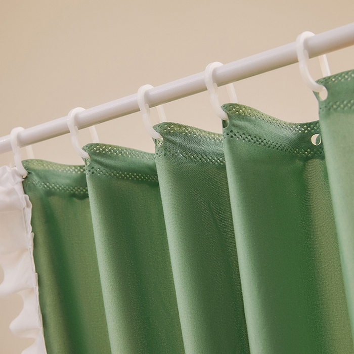 91家纺网 家纺一手货源 找家纺 浪幔纱蚊帐 2025新款A类遮光防摔蚊帐坐床拉链全底回底纯色加厚支架 橄榄绿【回底带帘款】