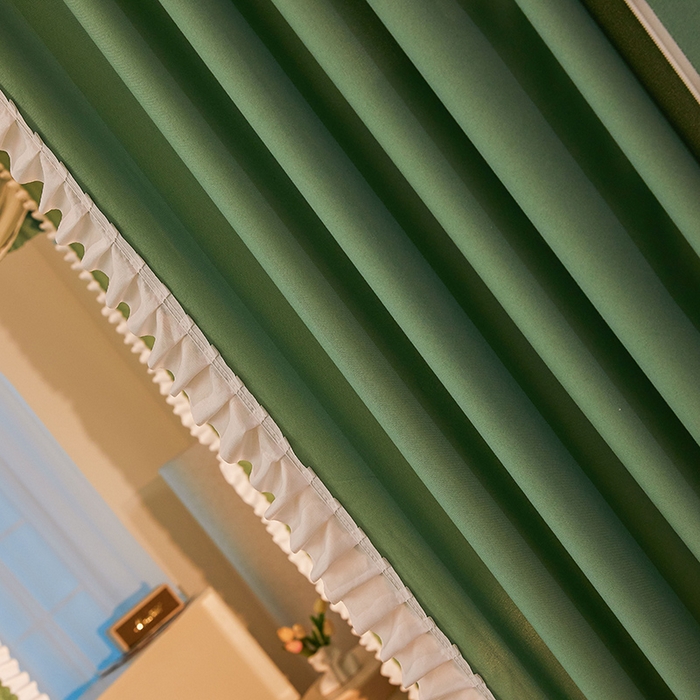 91家纺网 家纺一手货源 找家纺 浪幔纱蚊帐 2025新款A类遮光防摔蚊帐坐床拉链全底回底纯色加厚支架 橄榄绿【回底带帘款】