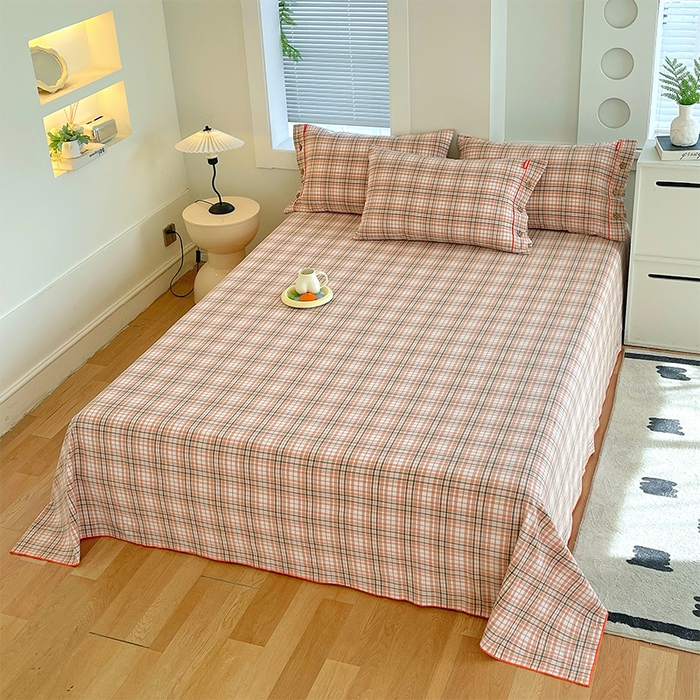 91家纺网 家纺一手货源 找家纺 （总）春皖家纺 2025新款全棉色织密拷老粗布系列-单床单