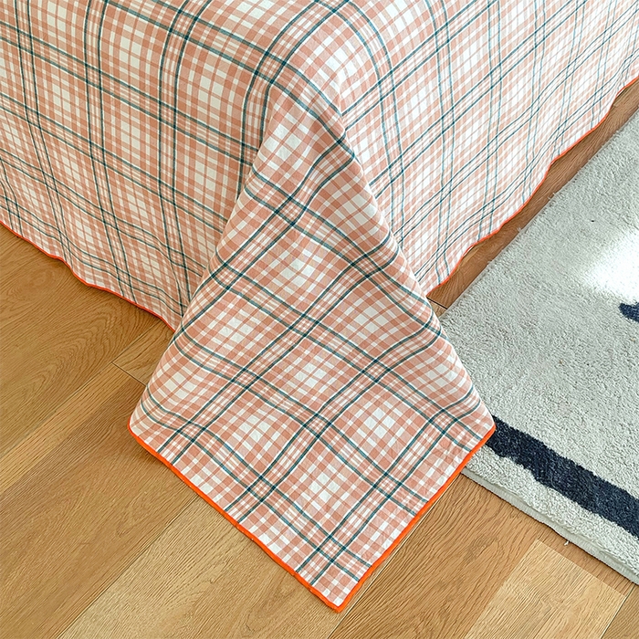 91家纺网 家纺一手货源 找家纺 （总）春皖家纺 2025新款全棉色织密拷老粗布系列-单床单