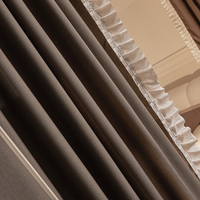 91家纺网 家纺一手货源 找家纺 浪幔纱蚊帐 2025新款A类遮光防摔蚊帐坐床拉链全底回底纯色加厚支架 星辰灰【全底带帘款】