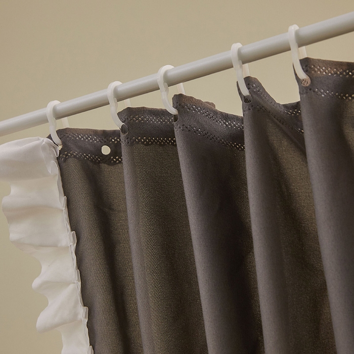 91家纺网 家纺一手货源 找家纺 浪幔纱蚊帐 2025新款A类遮光防摔蚊帐坐床拉链全底回底纯色加厚支架 星辰灰【全底带帘款】