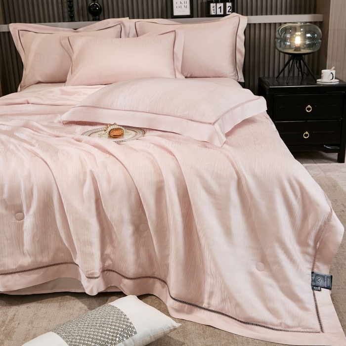 91家纺网 家纺一手货源 找家纺 （总）眠博士2025新款提花夏被四件套多件套