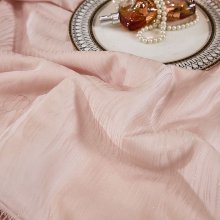 91家纺网 家纺一手货源 找家纺 眠博士2025新款提花夏被四件套多件套 香盈粉