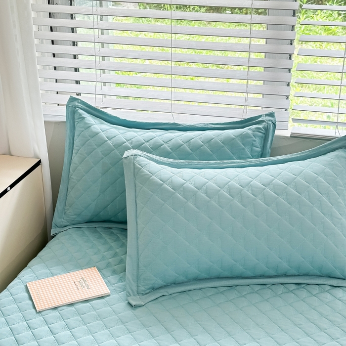 91家纺网 家纺一手货源 找家纺 （总）橘夏家纺 2025新款凉感雪肌棉纯色枕套