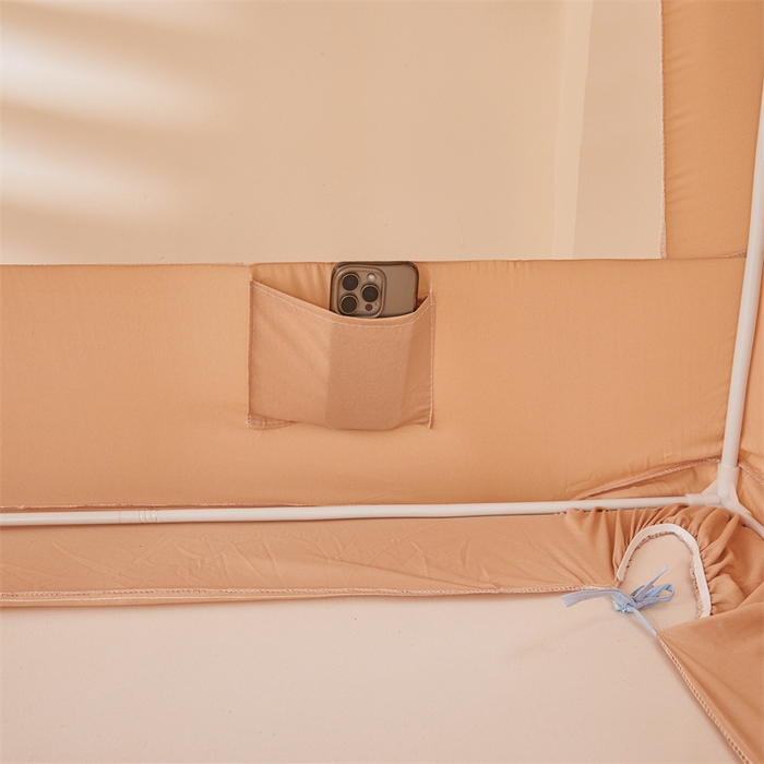 91家纺网 家纺一手货源 找家纺 浪幔纱蚊帐 2025新款A类可拆卸床单全底防摔蚊帐遮光床帘一体式回底拉链坐床 森林灵狐【回底款】