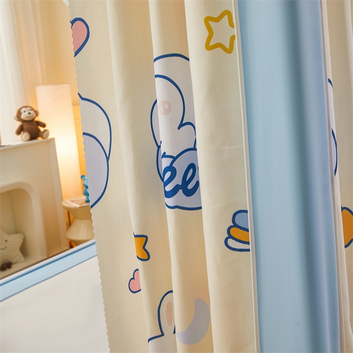 91家纺网 家纺一手货源 找家纺 浪幔纱蚊帐 2025新款A类可拆卸床单全底防摔蚊帐遮光床帘一体式回底拉链坐床 星月小兔【回底款】