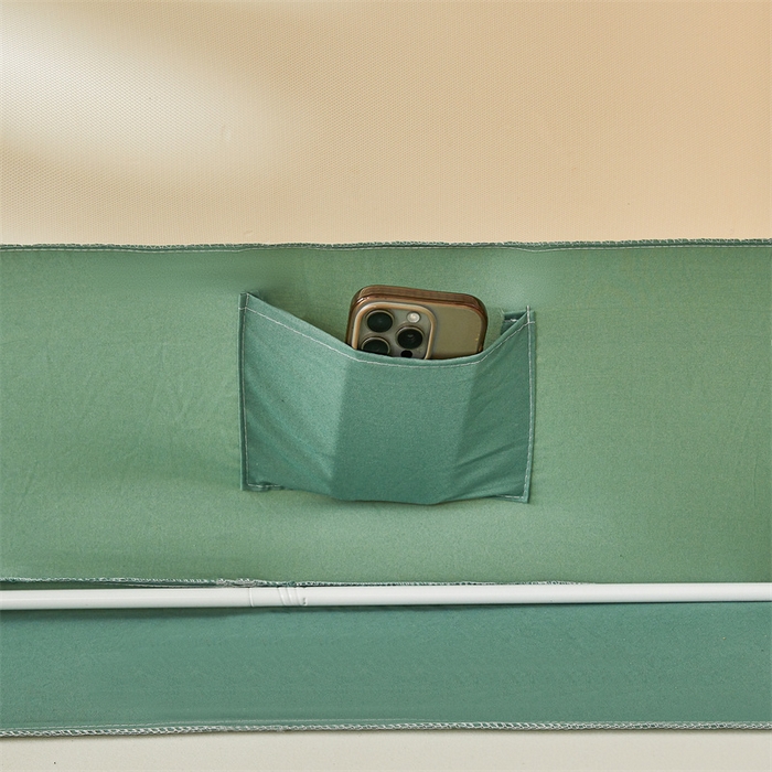 91家纺网 家纺一手货源 找家纺 浪幔纱蚊帐 2025新款A类可拆卸床单全底防摔蚊帐遮光床帘一体式回底拉链坐床 橄榄绿【回底款】