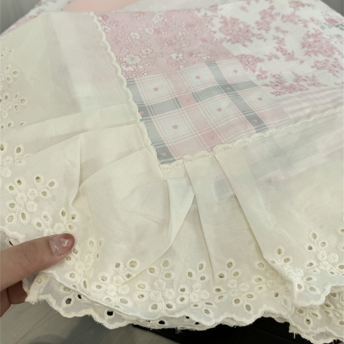 91家纺网 家纺一手货源 找家纺 眠博士2025新款双层纱印花花边夏被花卉系列  夏被-纳福